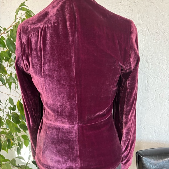 Kuhlman Plum Velvet Jacket Made in Italy - Picture 10 of 11